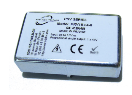 PRV15-S4-6高壓DC/DC轉換器模塊SDS High Voltage